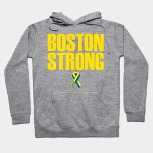 Running Strong And Boston Hoodie